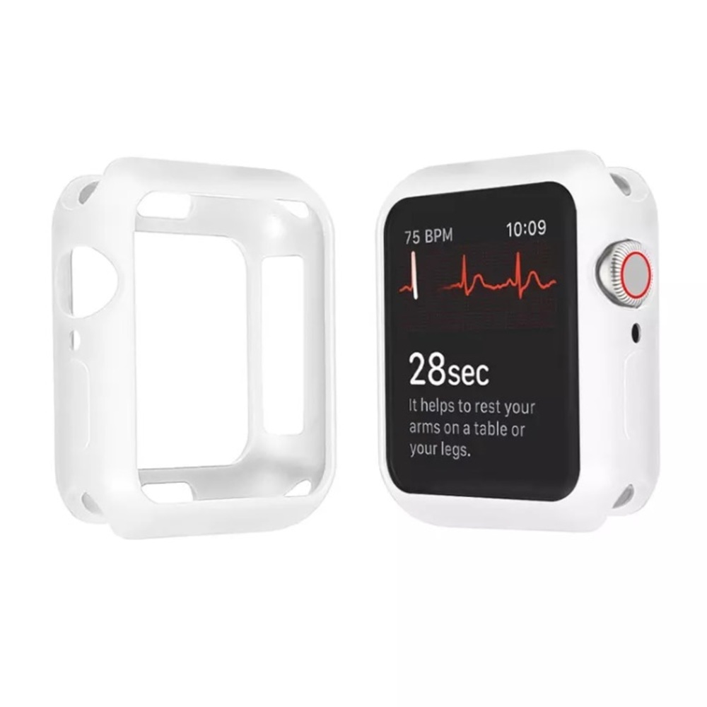 NEW Apple Watch Protective Sport Bumper Case White